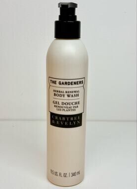 Crabtree & Evelyn The Gardeners Herbal Renewal Body Wash 11.5 fl oz / 340 mL